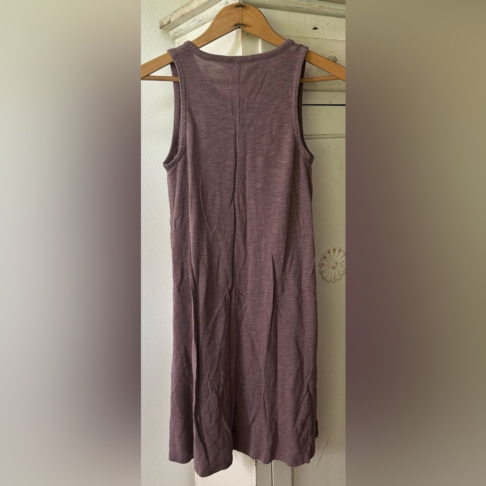 Madewell | Women’s Mauve/Purple Knit Crewneck Tank Shift Highpoint Dress Size XS - Picture 8 of 16